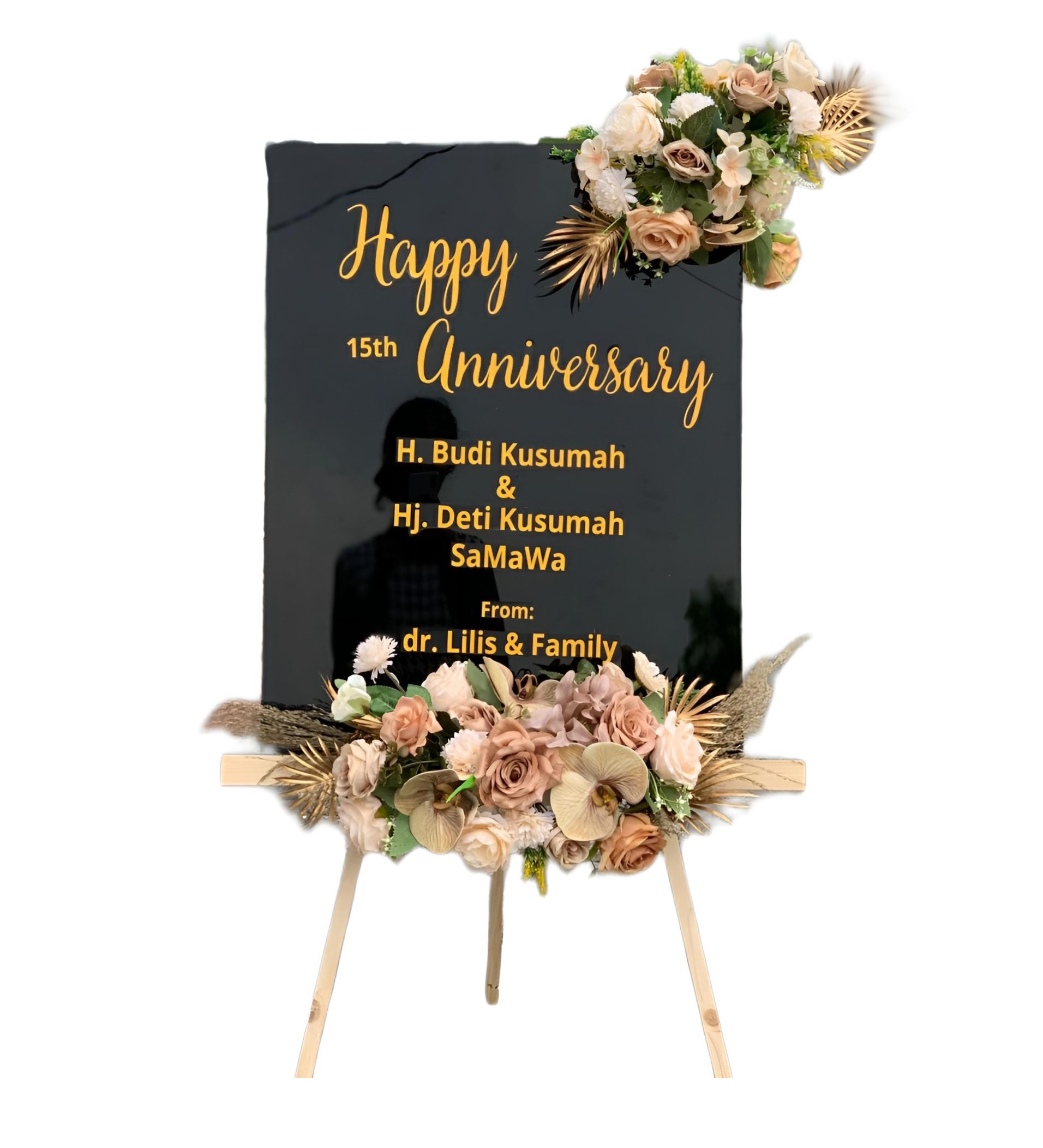 Papan Bunga Akrilik Buton Selatan